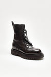 anfibi wisal 106 in pelle nera women Officine creative - 2