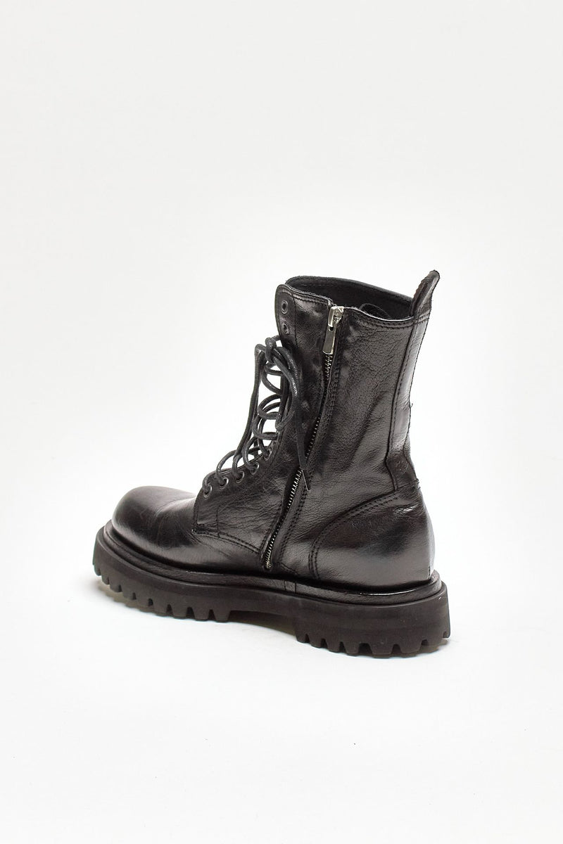 anfibi wisal 106 in pelle nera women Officine creative - 3
