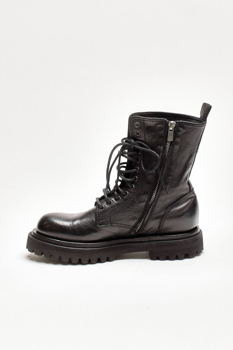 anfibi wisal 106 in pelle nera women Officine creative - 4