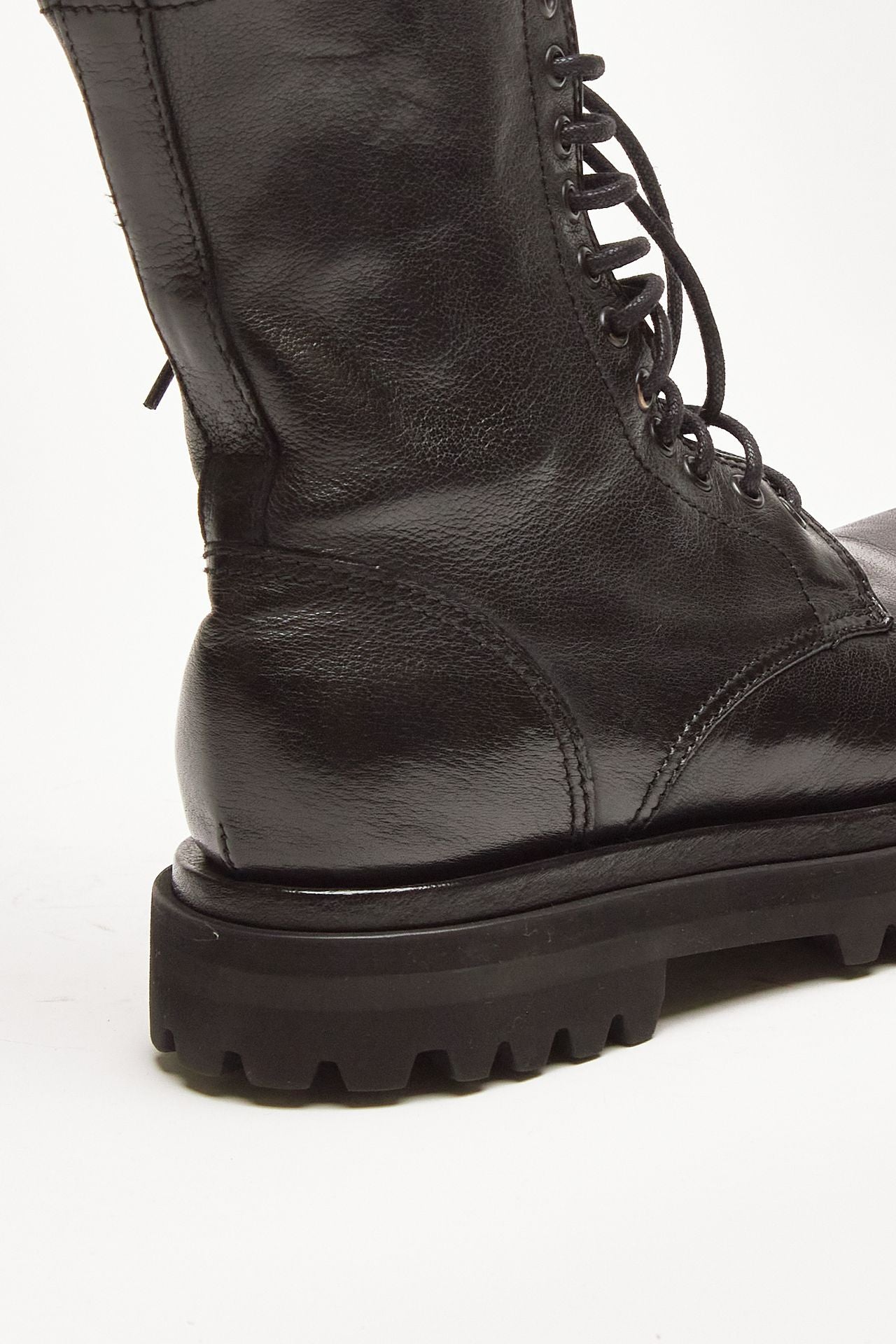 anfibi wisal 106 in pelle nera women Officine creative - 7
