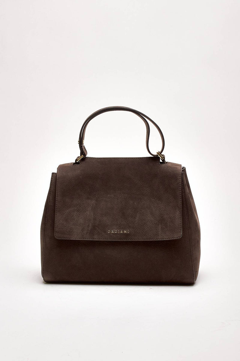 borsa sveva media in pelle testa di moro women Orciani - 1