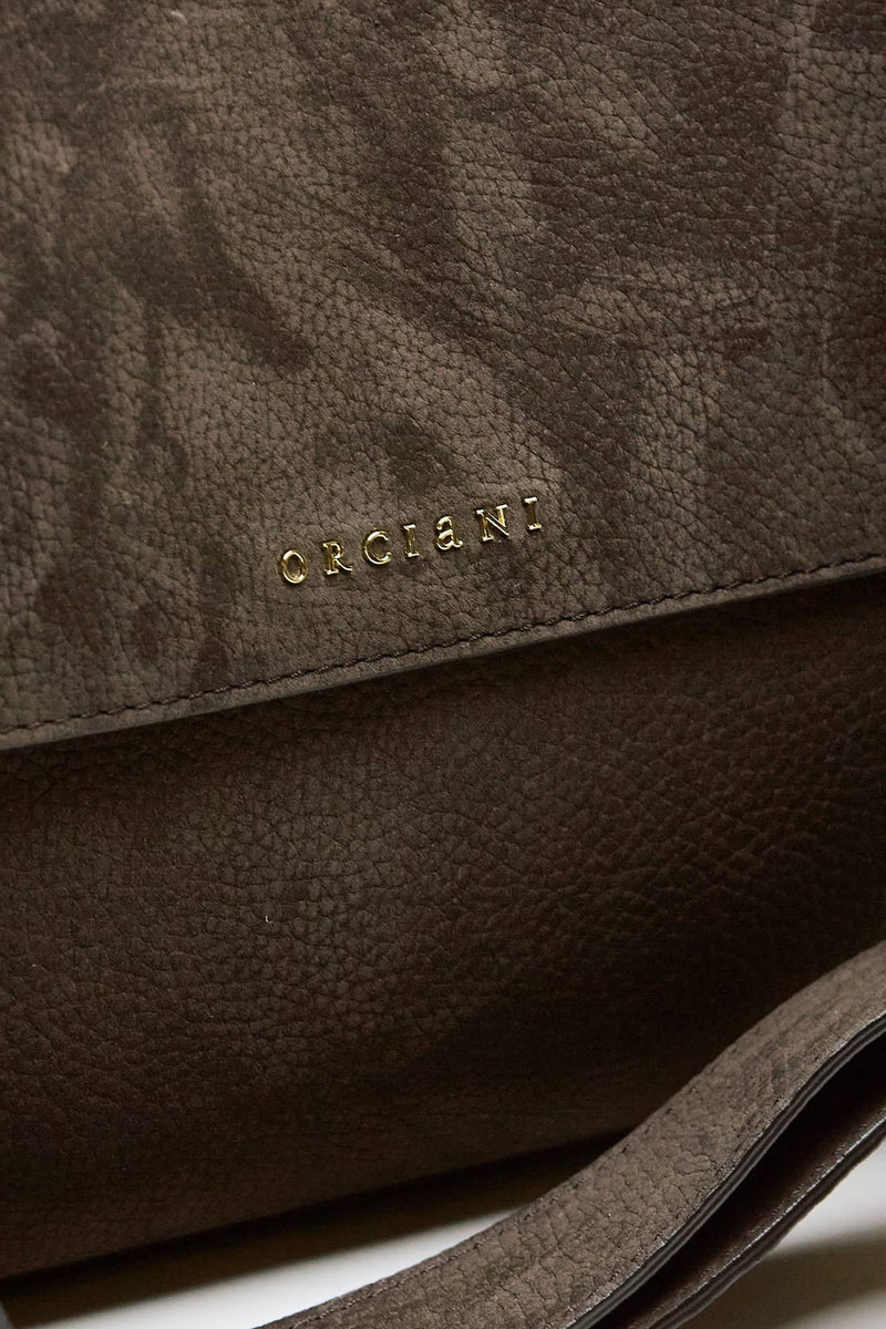 borsa sveva media in pelle testa di moro women Orciani - 7