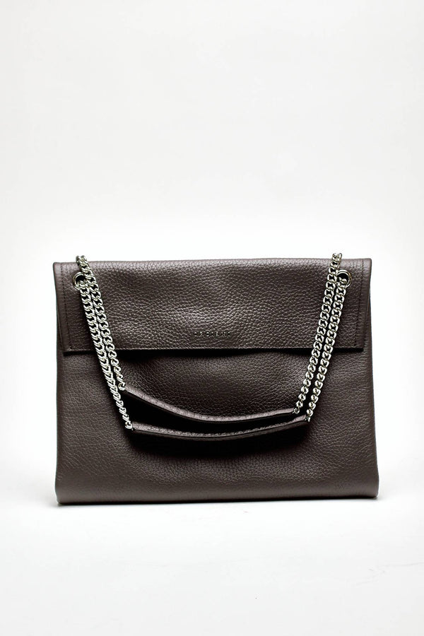 borsa venus soft midi a spalla in pelle martellata women Orciani