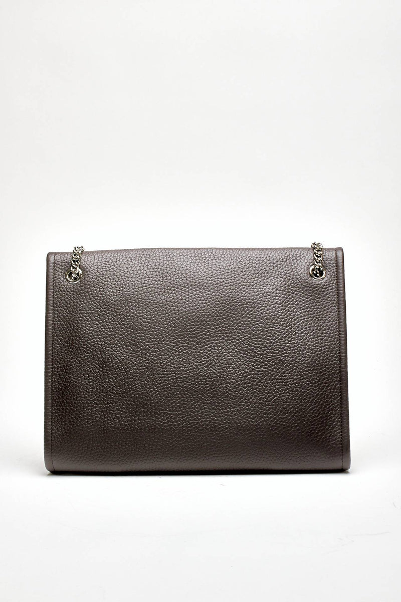 borsa venus soft midi a spalla in pelle martellata women Orciani - 3