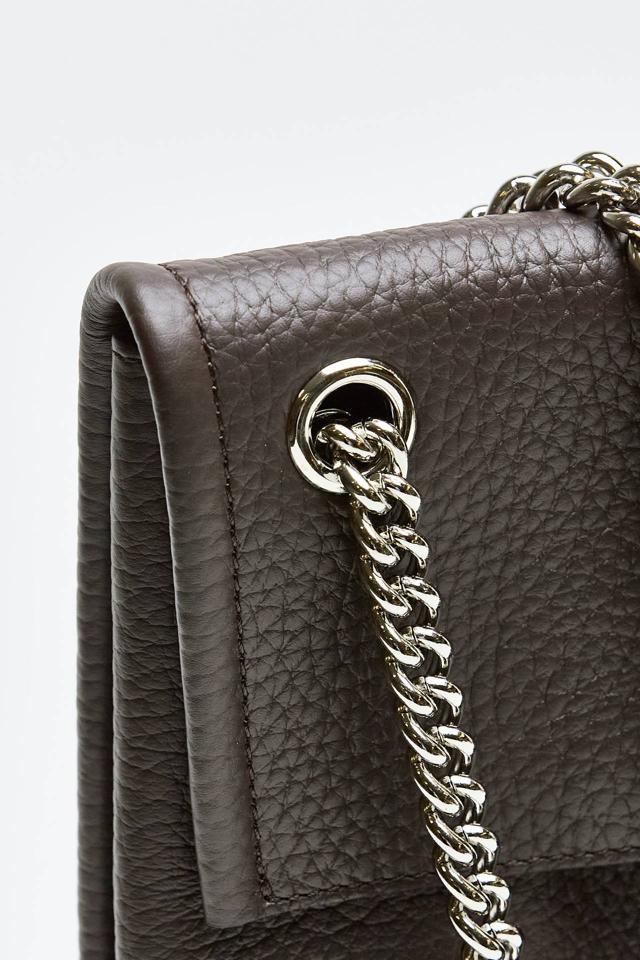 borsa venus soft midi a spalla in pelle martellata women Orciani - 4