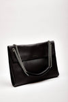 borsa venus soft midi a spalla in pelle martellata nero women Orciani - 2