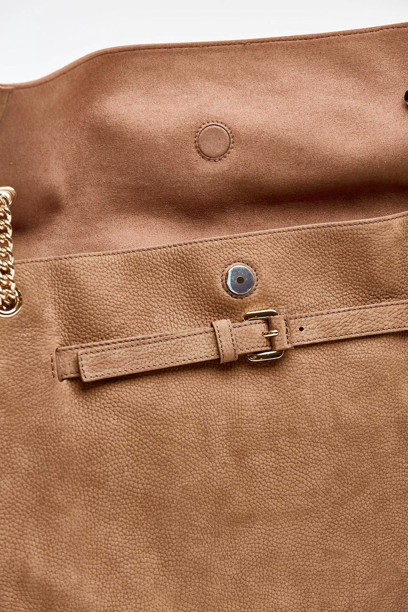 borsa venus soft nabucco a spalla in pelle martellata sella women Orciani - 5