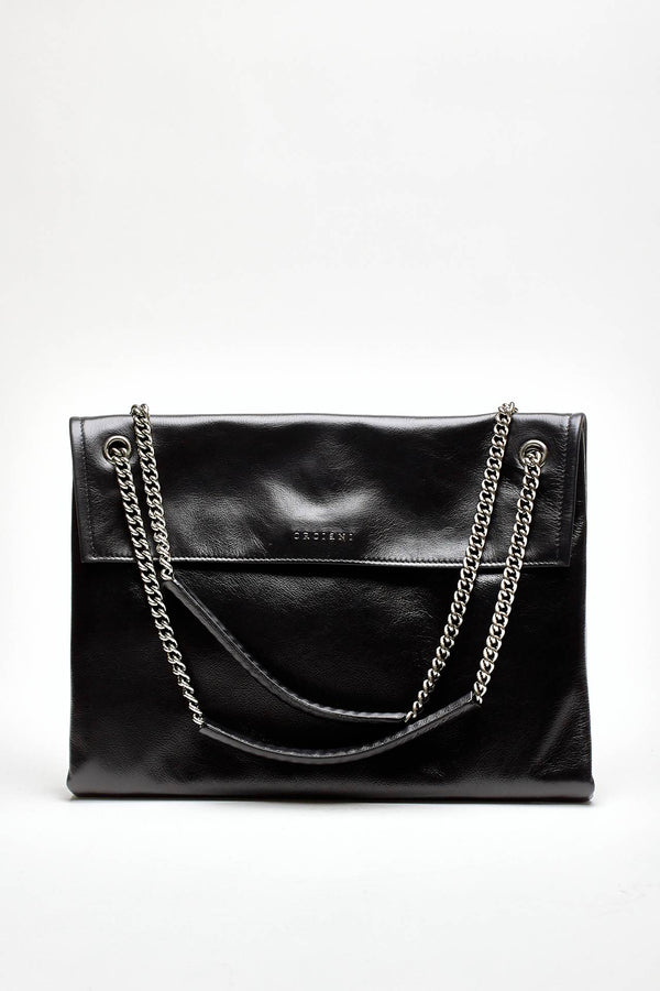 borsa venus soft gotham a spalla in pelle martellata sella women Orciani