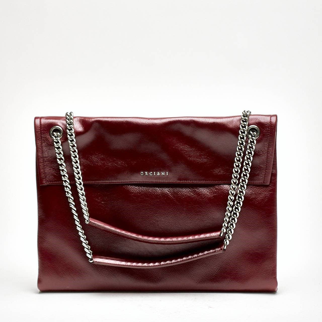 borsa venus soft gotham a spalla in pelle martellata chianti women Orciani - 7