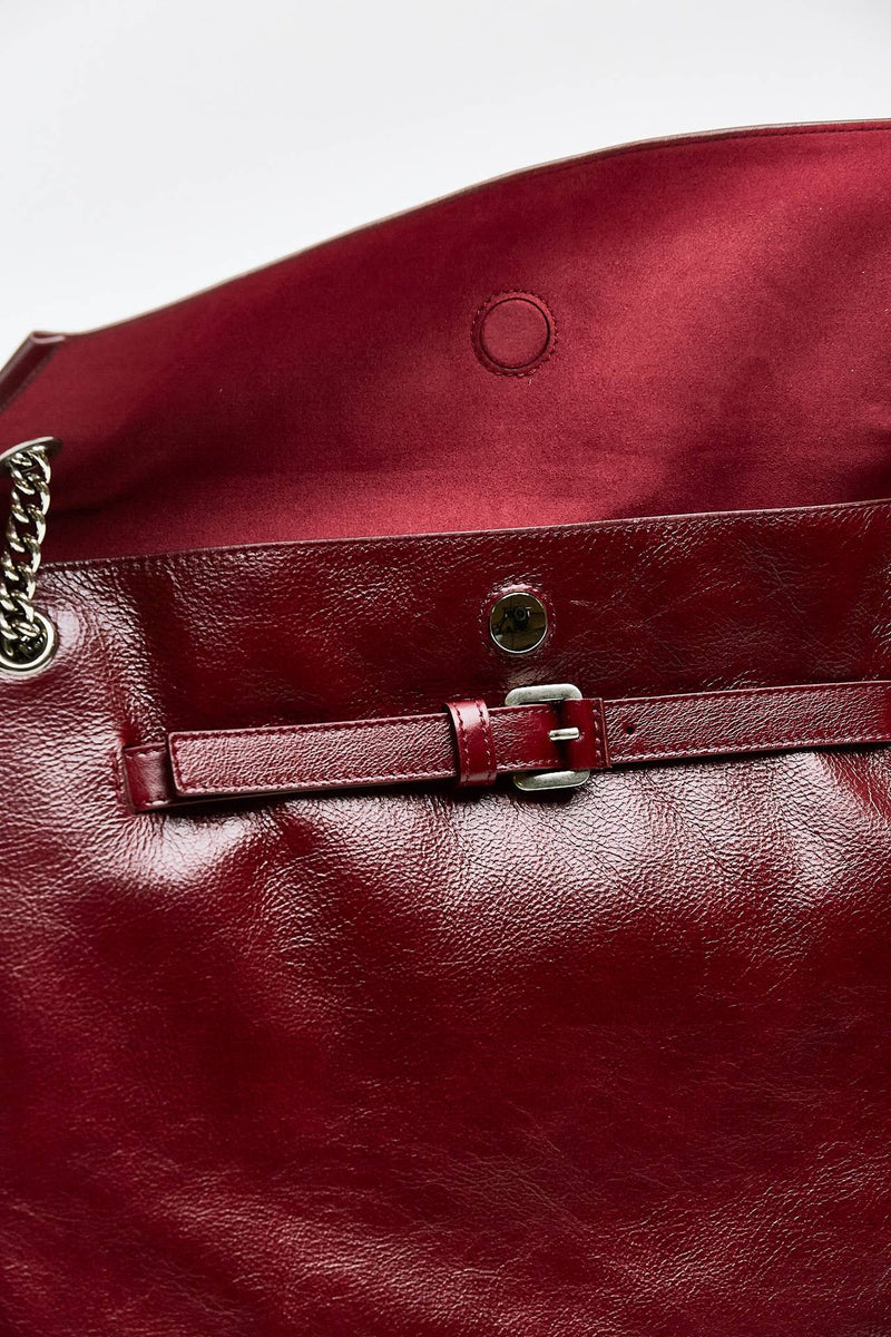 borsa venus soft gotham a spalla in pelle martellata chianti women Orciani - 4