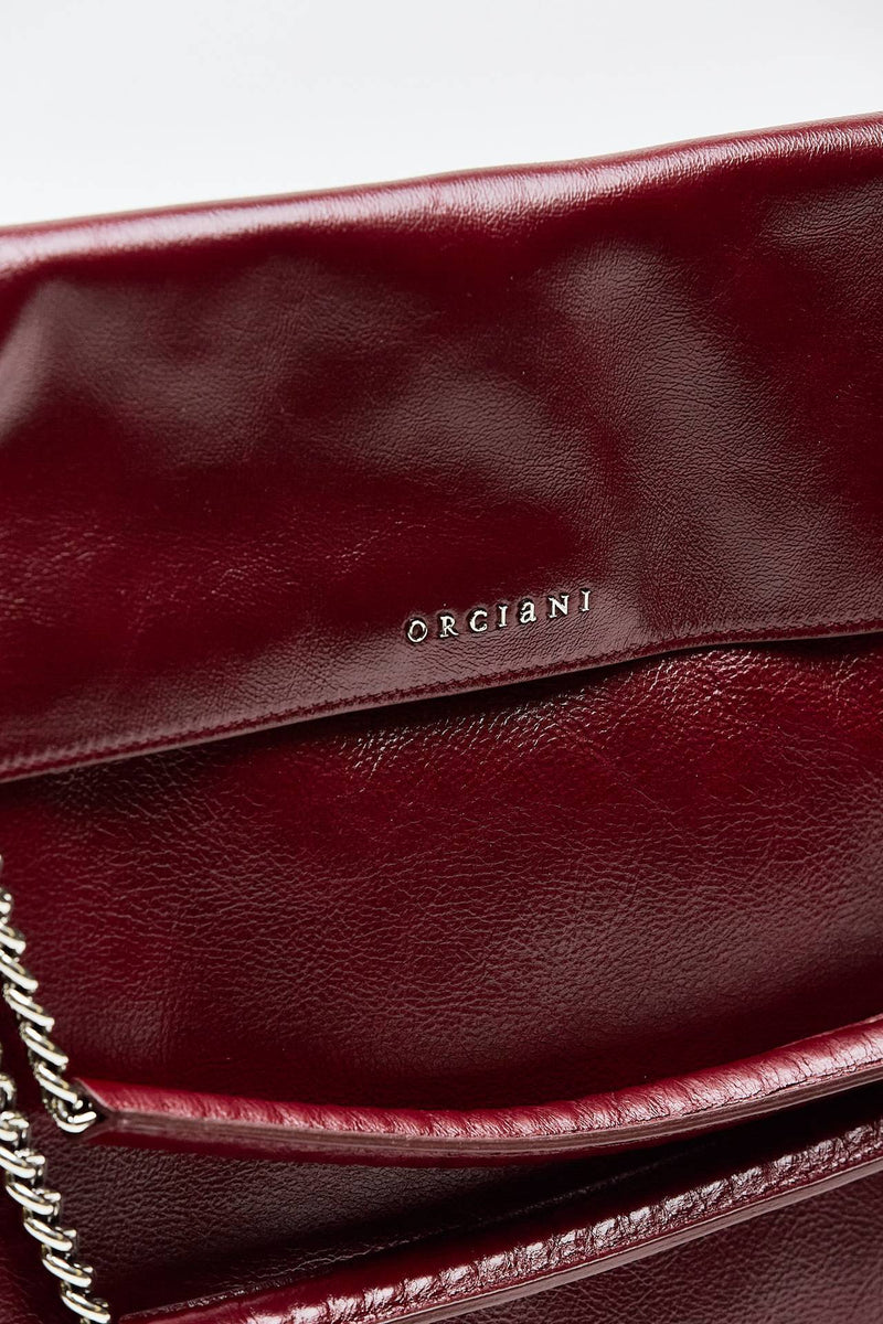 borsa venus soft gotham a spalla in pelle martellata chianti women Orciani - 5