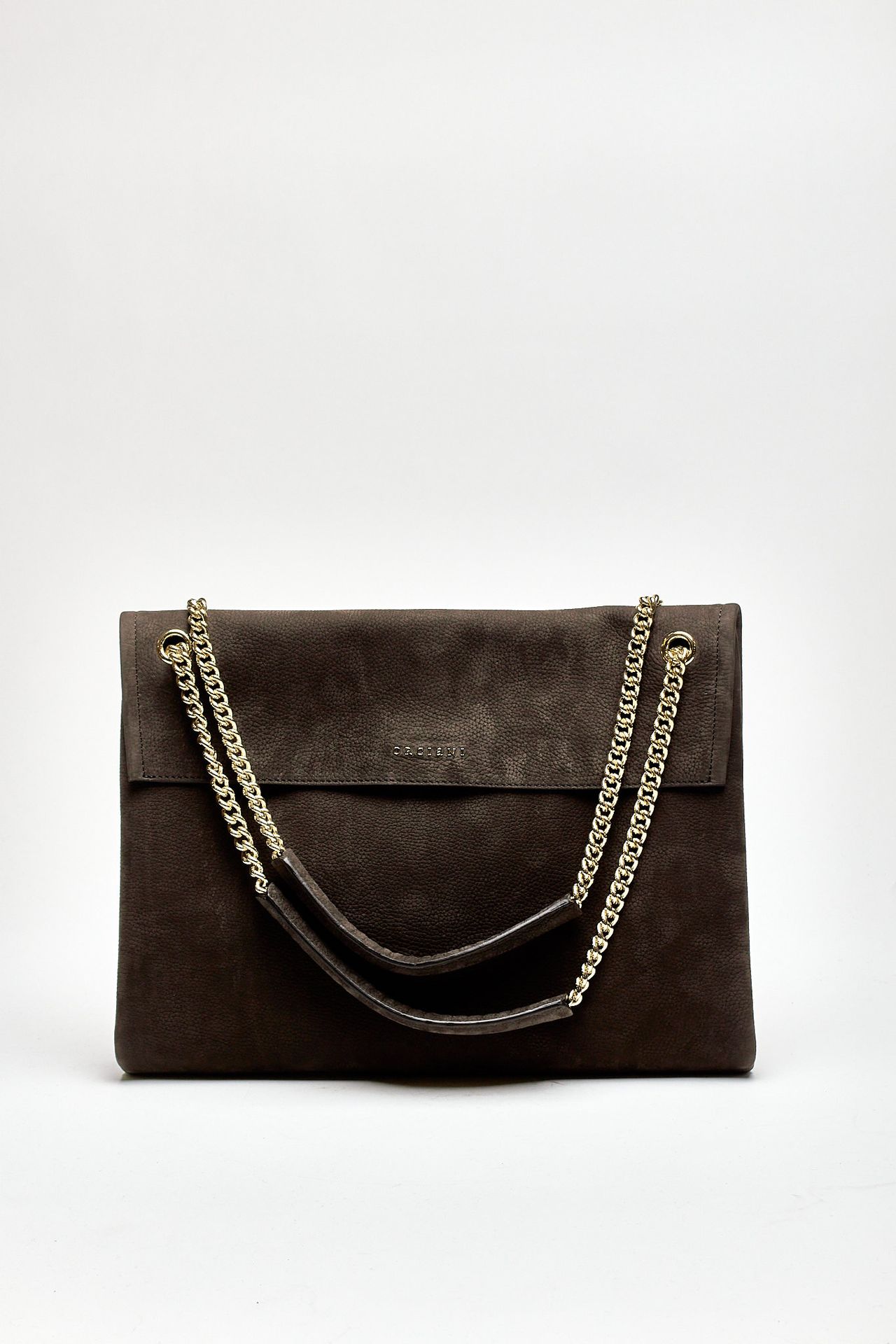 Borsa VENUS in pelle martellata testa di moro women Orciani - 4