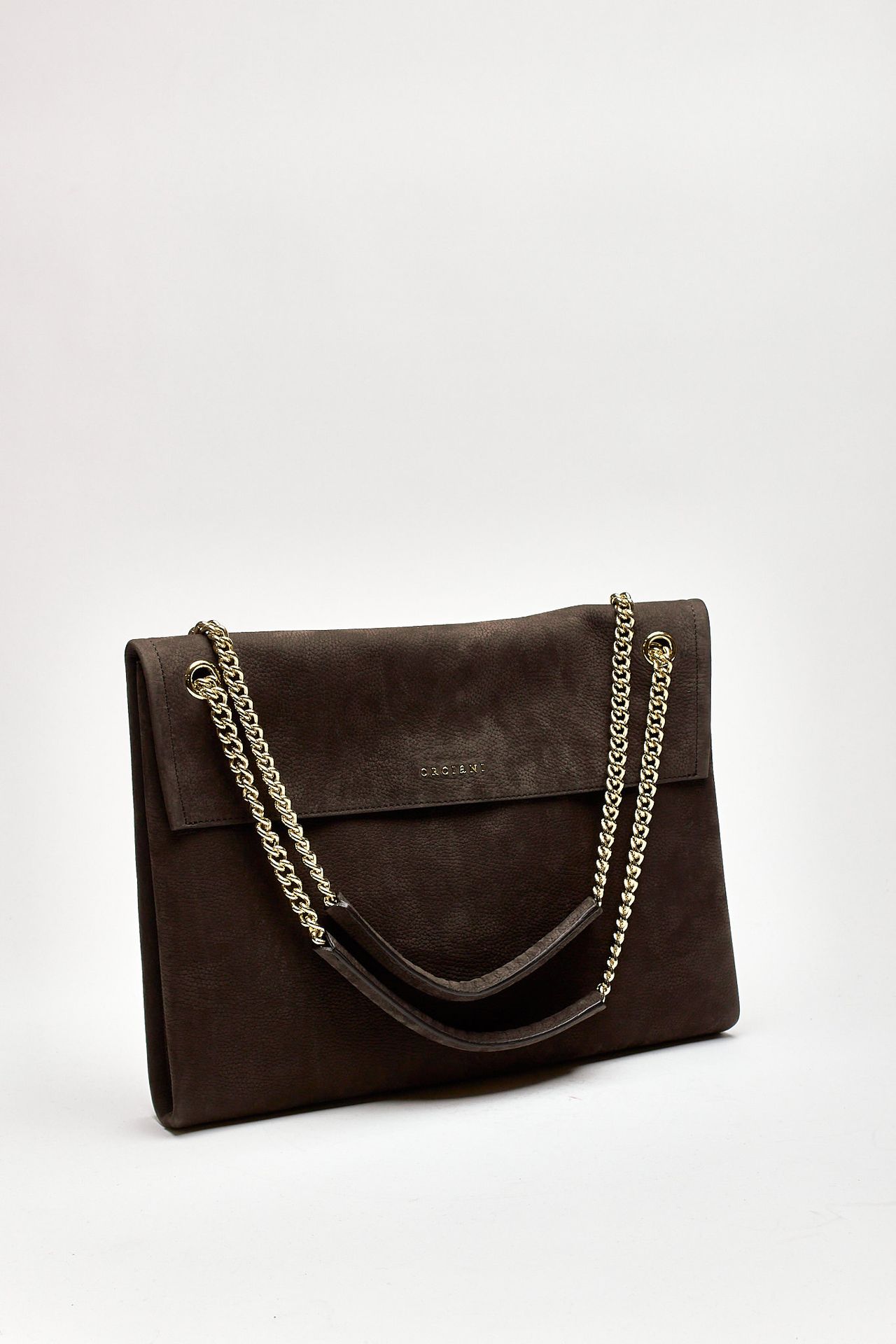 Borsa VENUS in pelle martellata testa di moro women Orciani - 5