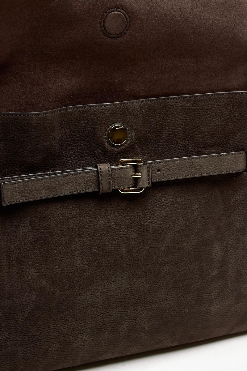 Borsa VENUS in pelle martellata testa di moro women Orciani - 6