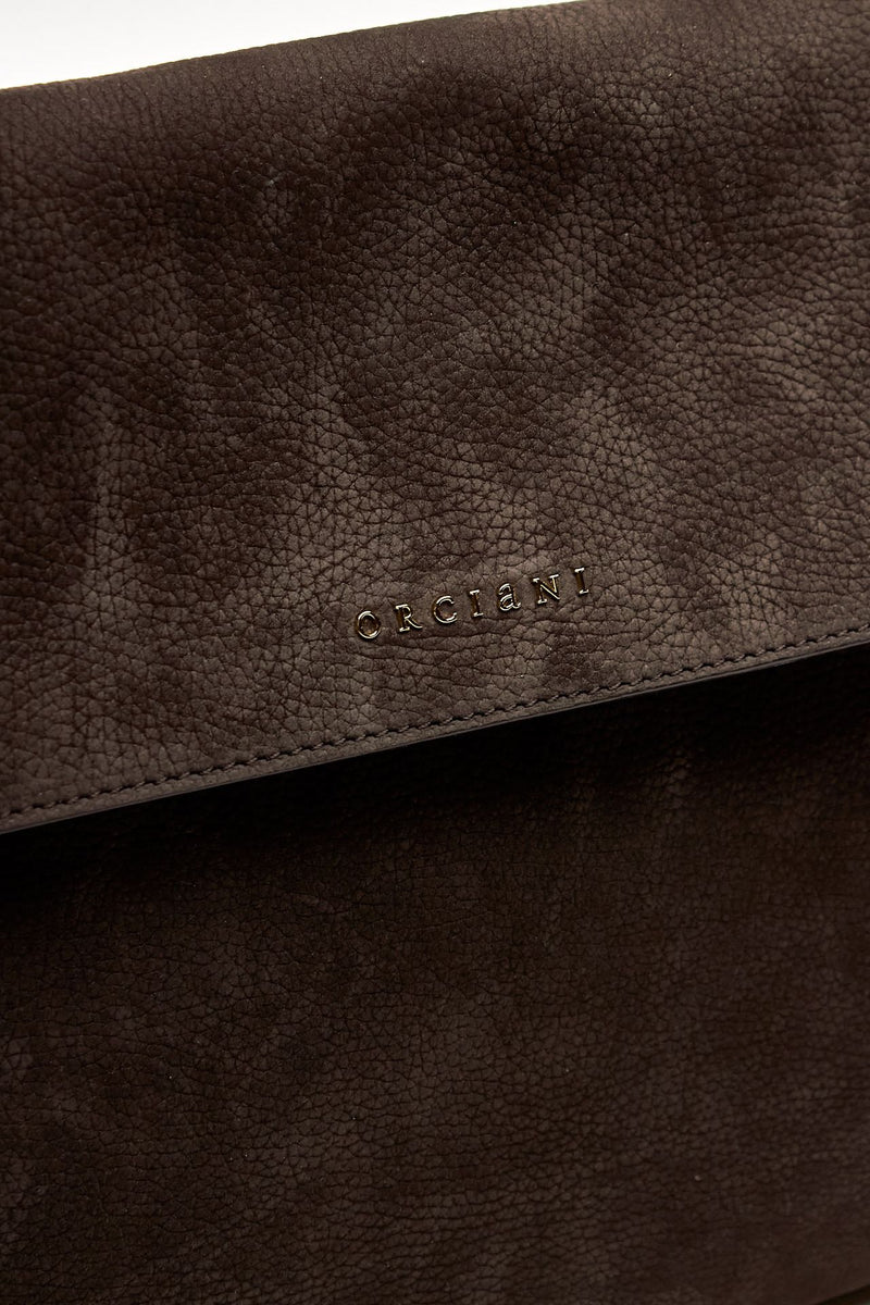 Borsa VENUS in pelle martellata testa di moro women Orciani - 8