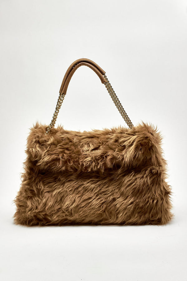 Borsa VENUS WOLF a spalla in terra women Orciani