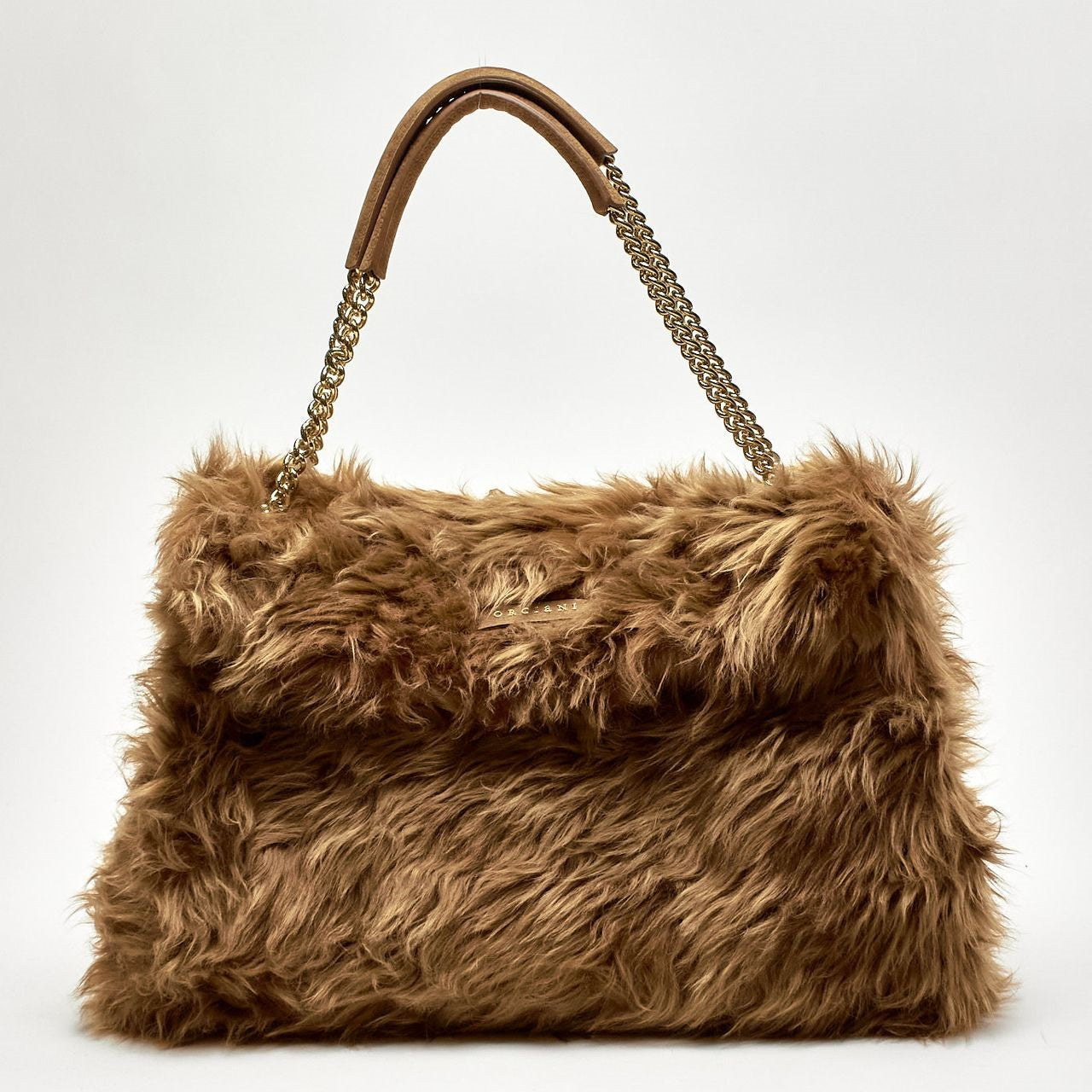 Borsa VENUS WOLF a spalla in terra women Orciani - 7