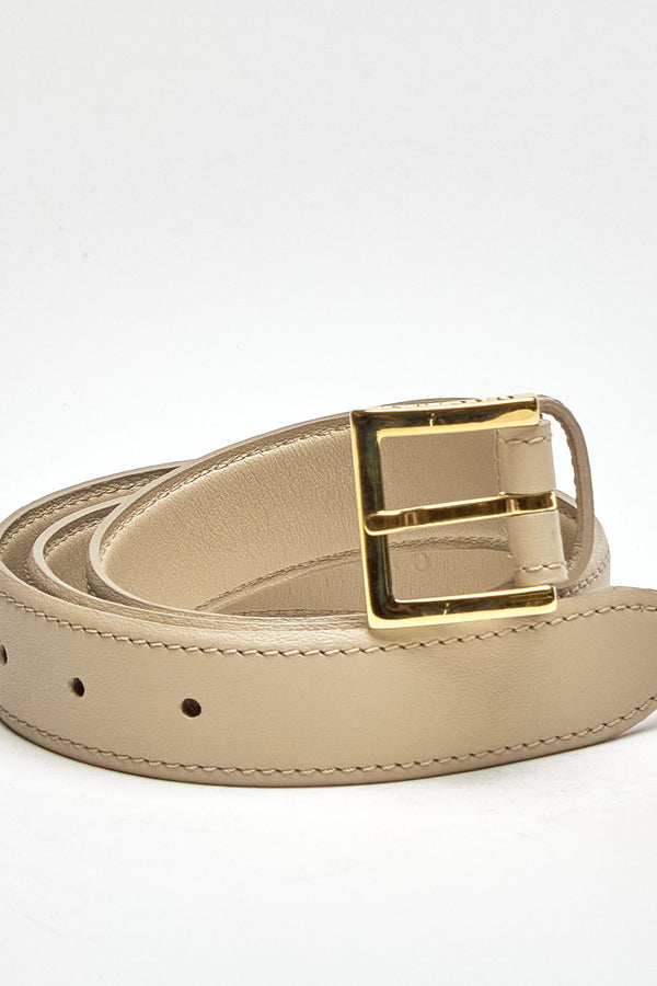 Cintura ALBA in pelle beige women Orciani