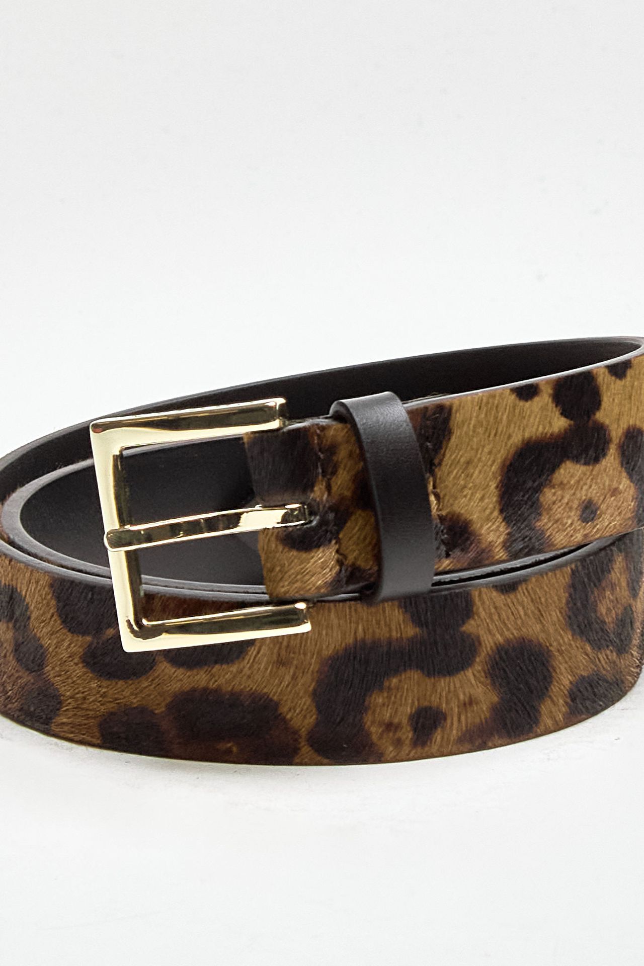 Cintura LEO in pelle stampa leopardata women Orciani - 2
