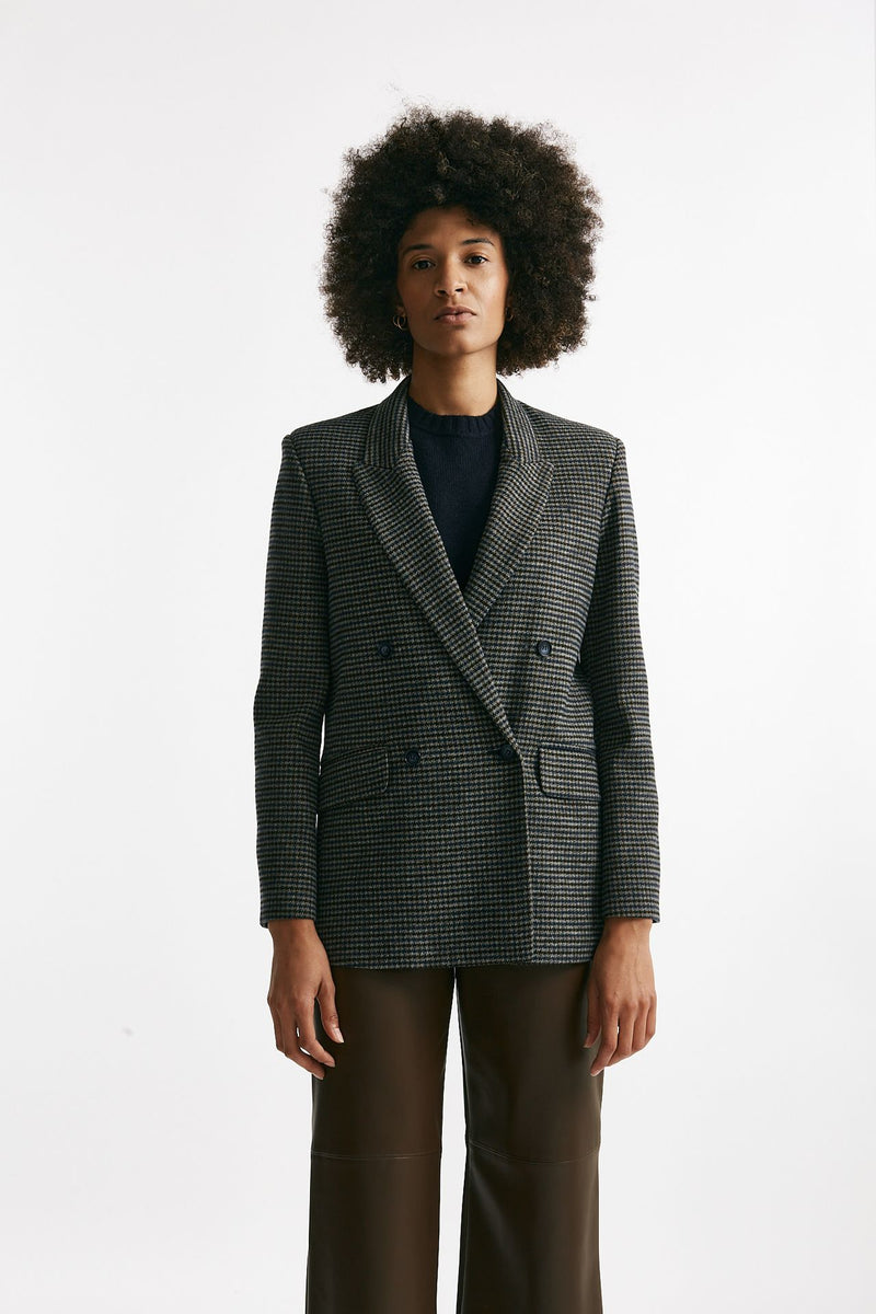 Giacca in galles Blu e marrone women ( p - s ) - 10