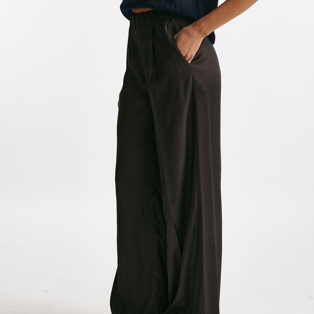 Pantalone ampio marrone women ( p - s ) - 7