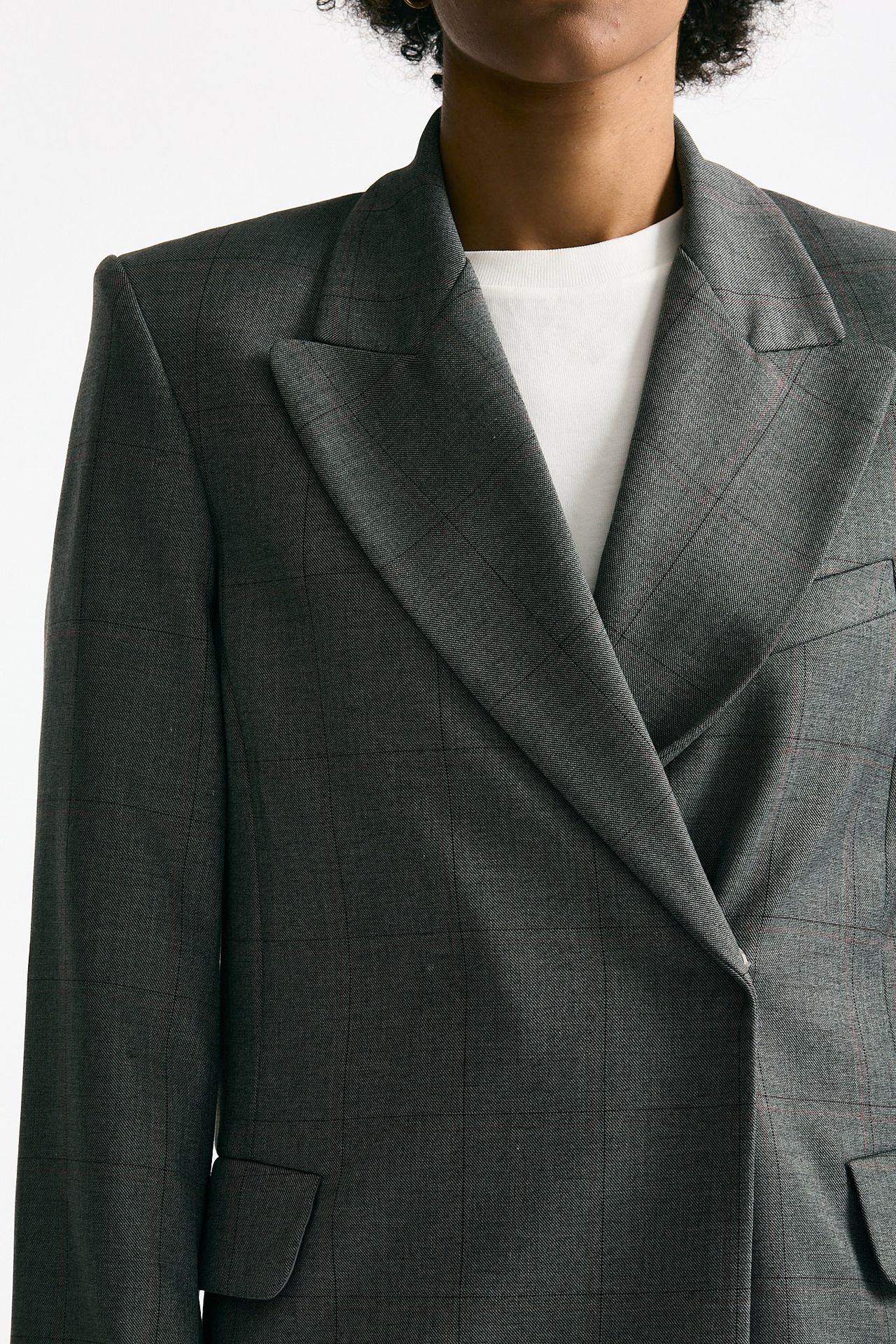 Giacca doppiopetto grigio e bordeaux women ( p - s ) - 7