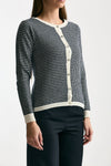 Cardigan pied de poule in cashmere women ( p - s ) - 1
