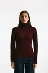 Dolcevita a costine bordeaux women ( p - s ) - 3