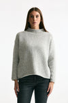 Maglia lupetto grigio melange women ( p - s ) - 1