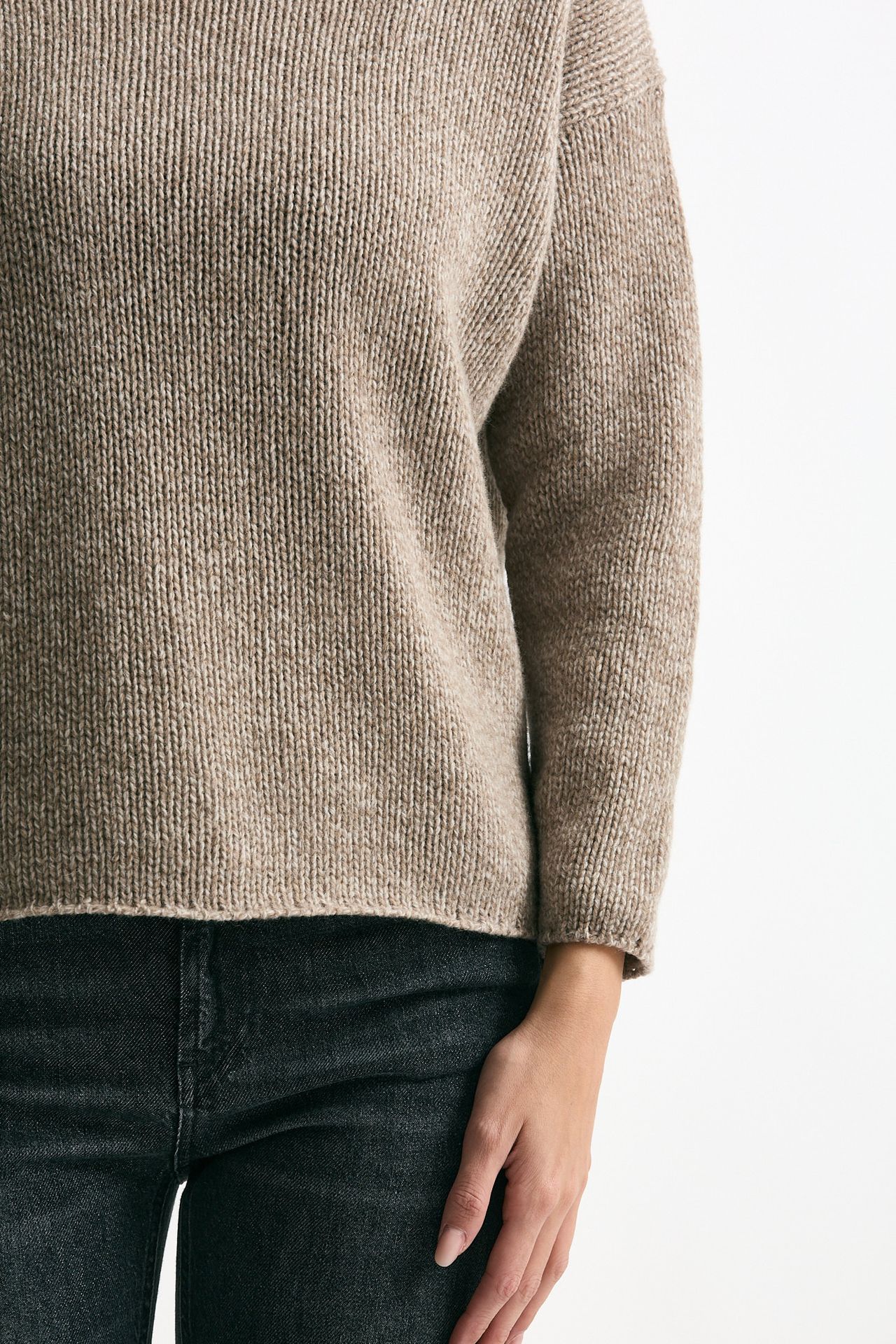 Maglia lupetto tortora women ( p - s ) - 6