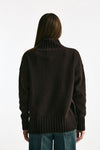 Maglia dolcevita in cashmere marrone women ( p - s ) - 2