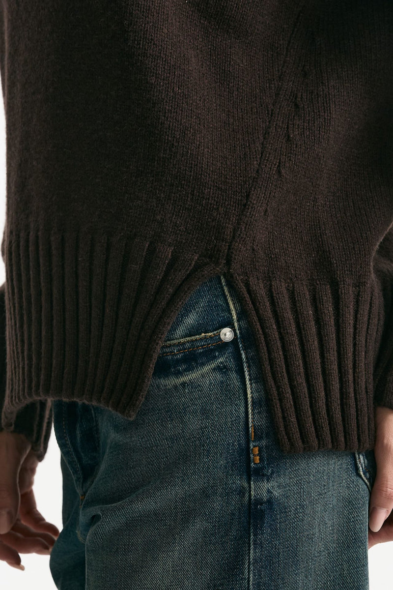 Maglia dolcevita in cashmere marrone women ( p - s ) - 4