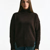 Maglia dolcevita in cashmere marrone women ( p - s ) - 6