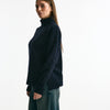 Maglia dolcevita in cashmere blu women ( p - s ) - 1