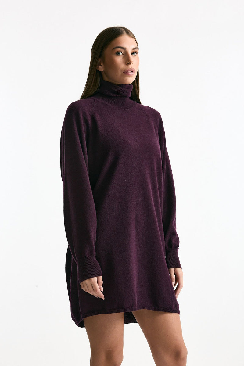 Abito in cashmere prugna women ( p - s ) - 2