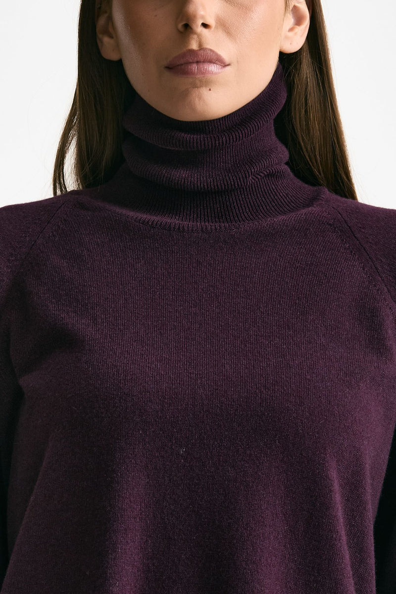 Abito in cashmere prugna women ( p - s ) - 5