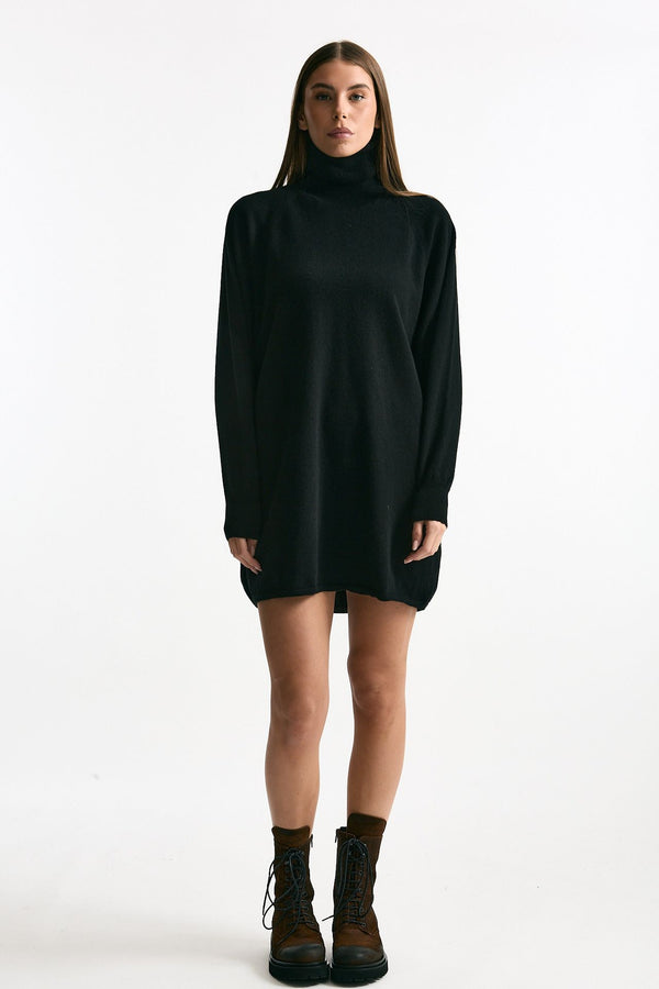 Abito in cashmere nero women ( p - s )