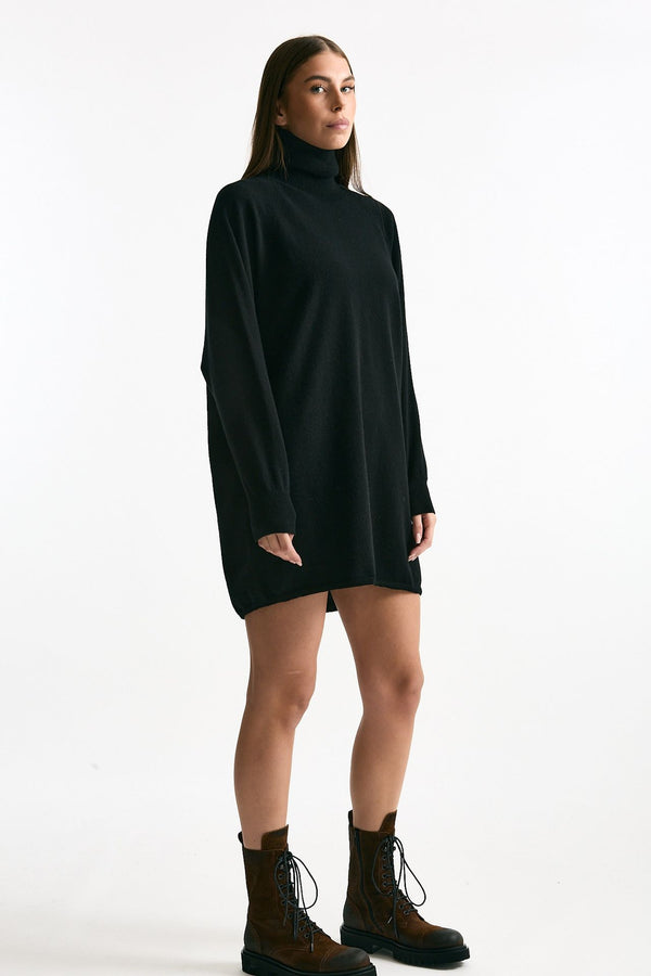 Abito in cashmere nero women ( p - s )