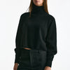 Maglia dolcevita crop in cashmere nero women ( p - s ) - 5