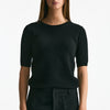 Maglia girocollo in cashmere nero women ( p - s ) - 5