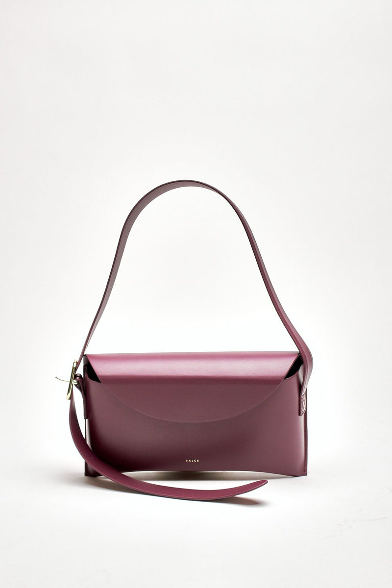 Borsa AIDA in pelle burgundy women Salce - 1