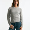 Girocollo basic in lana e cashmere grigio melange women Scaglione - 6