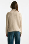 Maglia in cashmere beige women Scaglione - 3