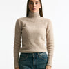 Girocollo basic in lana e cashmere tortora women Scaglione - 6