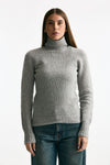 Girocollo basic in lana e cashmere grigio melange women Scaglione - 1