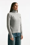 Girocollo basic in lana e cashmere grigio melange women Scaglione - 4