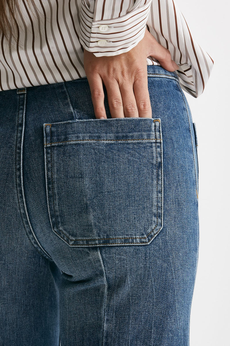 Jeans JANE flare in denim women Seafarer - 7