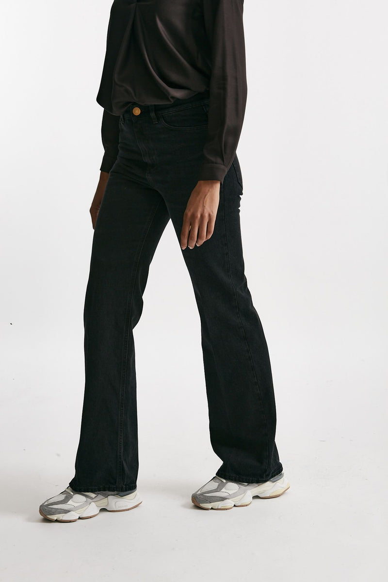 Jeans regular SMINE lavaggio black brown women Seafarer - 4