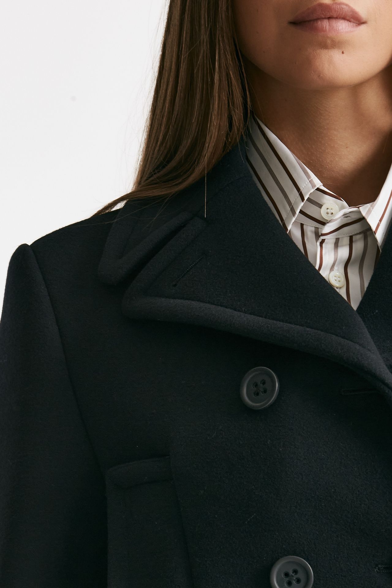 Caban doppiopetto nero women Seafarer - 7