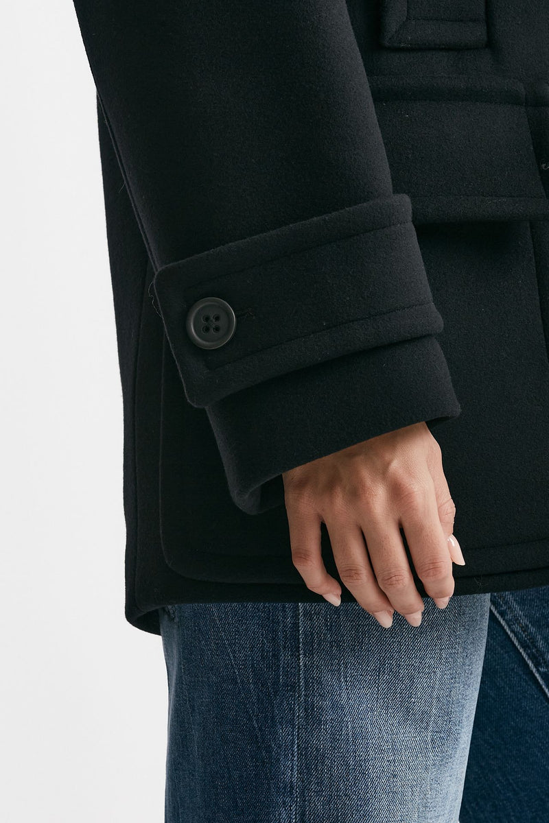 Caban doppiopetto nero women Seafarer - 8